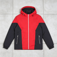 Chaqueta Cortavientos Personalizada con Bloques de Color, Bolsillos con Cremallera, Tallas Grandes, Impermeable, Casual, Estilo Urbano, OEM
