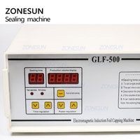 Machine de scellage thermique à induction électromagnétique continue ZONESUN GLF-500 220V pour bouteilles en verre, PET et plastique