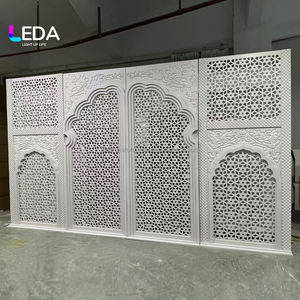 LEDA Modern Luxury Acrylic Arch <b>Backdrop</b> <b>Stand</b> for <b>Wedding</b> Decorations-Professional New Arrival - Product Image 4