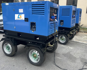 <span class=keywords><strong>Remolque</strong></span> de un Solo <span class=keywords><strong>Eje</strong></span> para Tractor, Soldadora de Arco de 400A CC con Máquina de Soldar de 300A en Carro Móvil, Nuevo, 20KW - Product Image 2