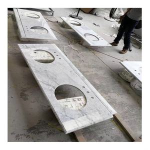 שיש קררה מטבח שיש משטחי שיש לוחות אבן מוצרים טרומיים premated עם קצוות ogee - Product Image 5