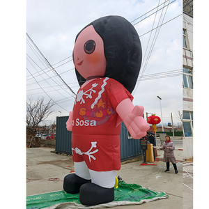 Publicidad Muñeca inflable Dibujos animados inflables Personaje inflable hecho a medida <span class=keywords><strong>Abraham</strong></span> con cerveza - Product Image 5