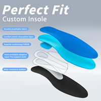 Insert de soulagement de la pression du Scanner de pieds Palmilhas Personalizada Modèle de semelles personnalisées moulées à la chaleur