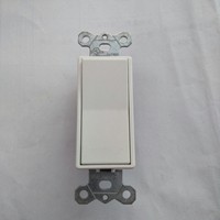 Cul 15 Amp 120V Decorateur Eenpolige Elektrische Wandlichtschakelaar, Residentiële Kwaliteit Met Goede Prijs