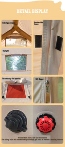 Carpa Inflable de Doble Capa Yi Wu 4 Estaciones, Impermeable 3000mm+, Resistente al Viento, de Tela Oxford, Fácil de Instalar, Una Habitación, para Campamento al Aire Libre - Product Image 5