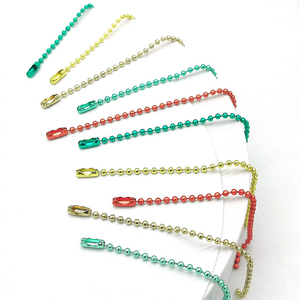 Thép Không Gỉ Bóng Chuỗi Hạt Với Kết Nối Phù Hợp <span class=keywords><strong>2.4</strong></span> Mm Dia Bóng Chuỗi Cho Treo Giáng Sinh Trang Trí Đồ Trang Sức Phát Hiện - Product Image 3