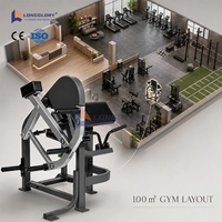 Machine à biceps assise 100 kg pour petit centre de fitness – Équipement de gym tout-en-un