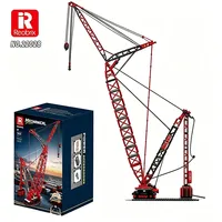 Reobrix 22028 Grúa de Servicio Pesado SK6000, Maquinaria de Elevación, Modelo de Ladrillos Electrónicos, Regalo para Entusiastas de la Ingeniería, Sets de Bloques de Construcción