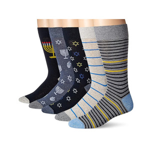 <span class=keywords><strong>Calcetines</strong></span> de tubo personalizados para hombre, de algodón transpirable, con logotipo bordado, antideslizantes, de moda otoñal. - Product Image 1
