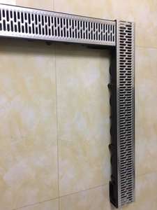 <span class=keywords><strong>Grondaia</strong></span> d'acciaio galvanizzata all'aperto del canale di scarico del PVC di progettazione moderna con drenaggio per gli spazi viventi all'aperto - Product Image 5