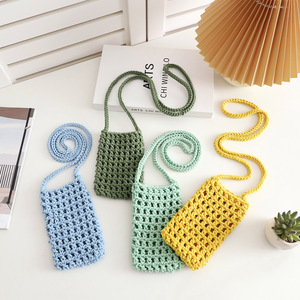 El Yapımı Çapraz Askılı Telefon Çantası Ajurlu Kabuk Tasarımlı Tote Çanta El Yapımı Çapraz Askılı Telefon Çantası Tığ İşi Plaj Çantası Askılı - Product Image 6