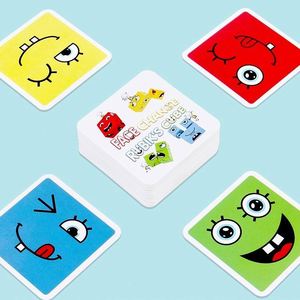 Boys Girls Toys Face Expression Changing <b>Puzzle</b> Magic Blocks Cube Game With Bell Hourglass - Product Image 3