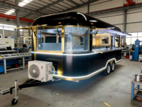 Chariot de cuisine mobile multifonctionnel en acier inoxydable pour hot-dogs, burgers, glaces et snacks – Remorque alimentaire de rue extérieure résistante à la rouille