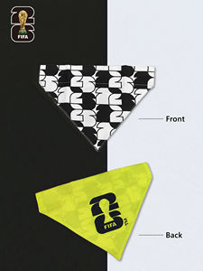WK <span class=keywords><strong>2026</strong></span> FIFA Officiële Gelicenseerde Huisdierproducten 2-in-1 Omkeerbare Hond Bandana Duurzame Verstelbare Hondentuig & Leidingsset - Product Image 2