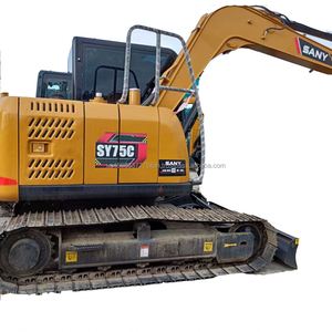 Excavadora Hidráulica China Sany SY 75C de Alta Eficiencia, Máquina de Construcción de Segunda Mano en Venta - Product Image 1