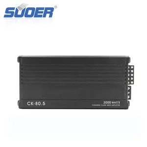 Suoer CK-80.5 클래스 AB 클래스 D 5 채널 좋은 가격 자동차 음악 부품 자동차 전력 증폭기