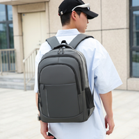 Sac à dos pour ordinateur portable de grande capacité en tissu Oxford pour hommes, idéal pour les étudiants du secondaire et de l'université