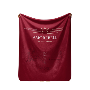 Coperta in sherpa love AMOREBELL - Product Image 2