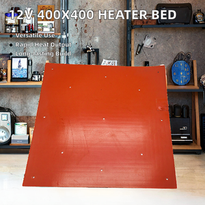 Calentador de Banda de Acero Inoxidable de 12V 400x400 con Núcleo de Resistencia, Equipo de Calefacción de Cama Calentada de Ahorro Energético para Impresora 3D - Product Image 2