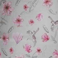 Tissu en maille imprimé Flora Butterfly, tissu en microfibre souple, tissu en maille élastique en nylon, tissu en maille sexy