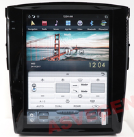 12. Pouces Tesla Écran Vertical Voiture Gps Navigation Multimédia Radio Lecteur Vidéo De Voiture pour Mitsubishi Pajero V97 V93 V98 2006-2016