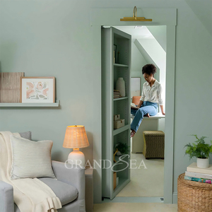 Estantería Blanca Interior Invisible Habitación Secreta Estantes de Madera Maciza para Libros Puerta Estantería Oculta Puerta Murphy Puertas Ocultas - Product Image 4