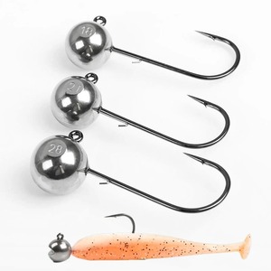 Mật độ cao vonfram nhanh chóng chìm vonfram <span class=keywords><strong>Jig</strong></span> đầu 1.8g-28G băng câu cá móc bè câu cá <span class=keywords><strong>Jig</strong></span> đầu - Product Image 4