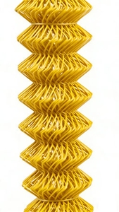 Легко собираемое современное ограждение из железных цепей с гальваническим покрытием и пластиковым покрытием, с решетчатым дизайном, настраиваемые размеры - Product Image 5