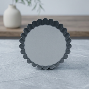 Molde para tarta redondo de 10 cm, revestimiento antiadherente duradero. Molde para Tartas, Quiches y Pizzas, Herramienta para Hornear y Repostería - Product Image 4