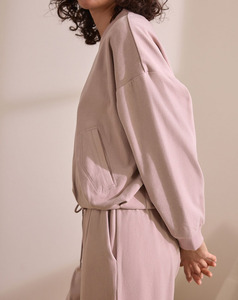 Blouson d'aviateur en coton brodé avec logo personnalisé Y2K de l'usine directe veste de sport rose de luxe pour femmes vêtements courts décontractés - Product Image 3