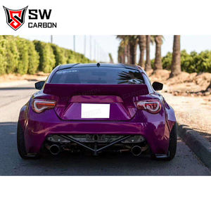 Alerón Trasero de Fibra de Carbono <span class=keywords><strong>Rocket</strong></span> <span class=keywords><strong>Bunny</strong></span> V1 para Toyota FT86 GT86 86 BRZ FRS ZN6 ZD6 2013-2019, Divisor de Maletero, Alerón Trasero, Kit de Aire - Product Image 6
