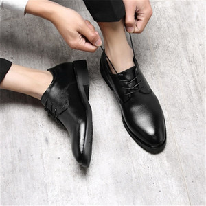 <span class=keywords><strong>Scarpe</strong></span> Eleganti da Uomo Classiche per Affari Casual Lavoro Matrimonio Alla Moda con Lacci <span class=keywords><strong>e</strong></span> Suola per Primavera <span class=keywords><strong>e</strong></span> Inverno - Product Image 4