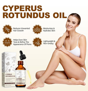 Aceite Natural de Cyperus Rotundus de 60 ml (2 oz) para la Depilación, Reductor Suave y Efectivo del Crecimiento del Vello Corporal para Todo Tipo de Piel - Product Image 2
