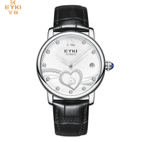 Montre Femme Marque EYKI 2024 Automatique Cuir Lady Watch montres de luxe Mécanique Femmes Montres Élégantes