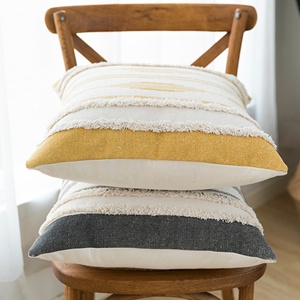 Fodera per cuscino per la casa decorazione nordica 18x18 fodera per cuscino <span class=keywords><strong>boho</strong></span> tessuto stampato e trapuntato fodere per cuscino cuscino per la casa decor - Product Image 3