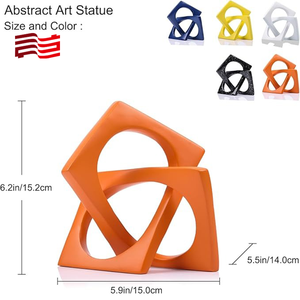 Carré en résine de conception d'art décoratif moderne Décorations de haute qualité adaptées à la maison, au salon ou au bureau - Product Image 6