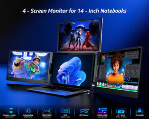 Pantalla Portátil Retroiluminada LCD IPS de 14 Pulgadas Compatible <span class=keywords><strong>con</strong></span> Sistemas Operativos <span class=keywords><strong>Windows</strong></span>/MacOS <span class=keywords><strong>con</strong></span> Interfaz Tipo-C de Función Completa - Product Image 3