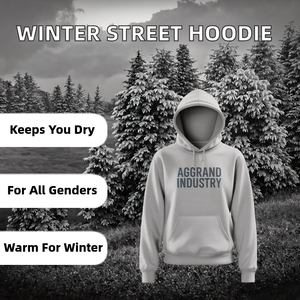 Sweat à capuche en molleton French Terry de haute qualité, poids lourd, pour l'hiver, style streetwear, manches raglan, imperméable, coupe régulière, uni - Product Image 2