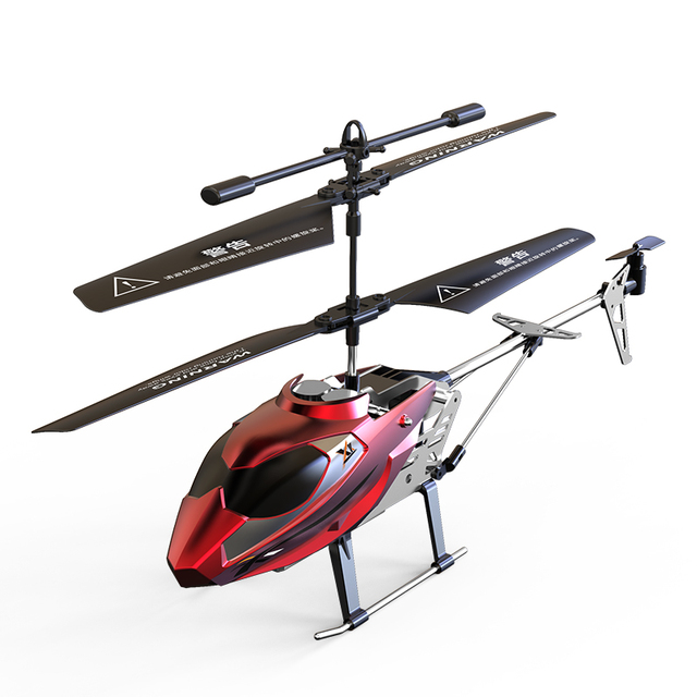 DWI Dowellin 2.4G 3.5 Infrared Aircraft Alloy High Stability Toy Plane Anti Crash Remote Control Helicopter Children's Toys