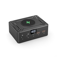 Station de charge rapide USB multi-ports 190W à 5 ports, adaptateur de chargeur GAN multi-ports pour téléphones mobiles et tablettes
