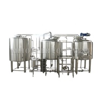 Machine de brassage de bière automatique Équipement de brassage complet clé en main 500L 5HL Équipement de brassage de bière Brasserie