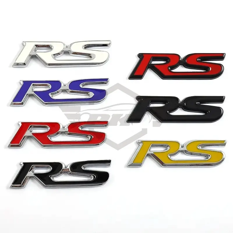3D Metall RS Sport Version Modifikation Logo Heck koffer Aufkleber Emblem für Car Styling