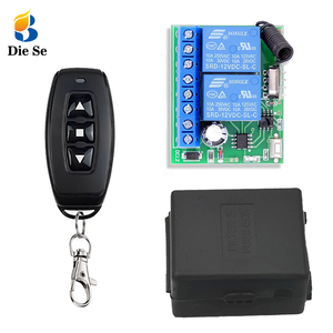 <span class=keywords><strong>RF</strong></span> 433Mhz DC 12V 10A relè 2CH Wireless <span class=keywords><strong>RF</strong></span> interruttore di controllo remoto trasmettitore con ricevitore - Product Image 1