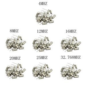 Hc-49s tinh thể dao động điện tử Kit cộng hưởng Gốm thạch anh cộng hưởng Hc-49 Dip 7 loại x 5 cái 32.768K 4 8 <span class=keywords><strong>12</strong></span> 16 20 25 <span class=keywords><strong>MHz</strong></span> - Product Image 1