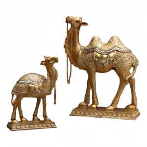 Piezas de Decoración para Camiones de Alta Calidad, Adorno en Forma de Camello Dorado para Cabina de Camión, 26 cm x 23 cm, 19 cm x 15 cm, Varios Estilos Disponibles - Product Image 2