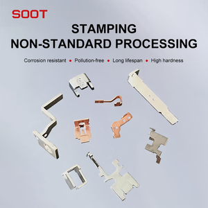 OEM <span class=keywords><strong>Sheet</strong></span> <span class=keywords><strong>Metal</strong></span> Brass Punching <span class=keywords><strong>Stamping</strong></span> Parts para disjuntores em miniatura Ferramenta progressiva produto estampado <span class=keywords><strong>Metal</strong></span> Maker - Product Image 4