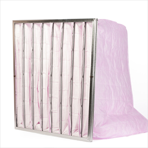 New hrfil công nghiệp sợi tổng hợp vừa túi lọc túi hiệu quả cao nhôm/Khung thép mạ kẽm cao Bộ lọc không khí - Product Image 6