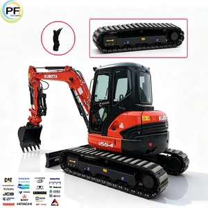 รถขุดขนาดเล็ก Kubota U55-4 มือสองจากญี่ปุ่น น้ำหนัก 5.5 ตัน รถขุดตีนตะขาบขนาดเล็ก Kubota U55-4 รถขุดไฮดรอลิก มีสินค้าในสต็อก - Product Image 1