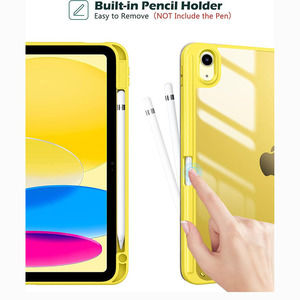 Étui pour <span class=keywords><strong>iPad</strong></span> 10e/11e génération, housse de protection en acrylique 3-en-1 pliable avec emplacement pour stylet 29x22 - Product Image 3