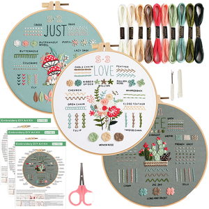 <span class=keywords><strong>Kit</strong></span> <span class=keywords><strong>de</strong></span> broderie en coton pour débutants, matériel <span class=keywords><strong>de</strong></span> bricolage, peinture murale brodée, <span class=keywords><strong>point</strong></span> <span class=keywords><strong>de</strong></span> <span class=keywords><strong>croix</strong></span>, travaux d'aiguille - Product Image 1